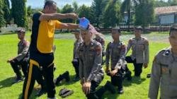Puluhan Bintara Remaja Polri Jalani Tradisi Penerimaan di Polres Minahasa Selatan