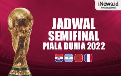 Infografis Jadwal Semifinal Piala Dunia 2022