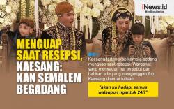 Infografis Menguap saat Resepsi, Kaesang: Kan Semalem Begadang