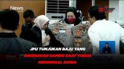 JPU Tunjukan Baju yang Dikenakan Sambo saat Yosua Meninggal Dunia