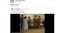 Viral Video Kaesang Lepas Selop di Resepsi Pernikahan, Netizen: I Feel You 