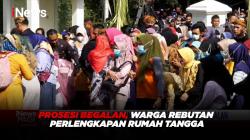 Prosesi Begalan, Warga Rebutan Perlengkapan Rumah Tangga
