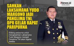 Infografis Sahkan Laksamana Yudo Margono Jadi Panglima TNI, DPR Gelar Rapat Paripurna