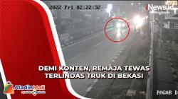 Adang Truk Demi Konten, Remaja Tewas Terlindas di Bekasi