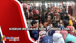 Hendak Lakukan Pengosongan, Satpol PP Diadang Orang Tua Siswa SDN Pondok Cina 1