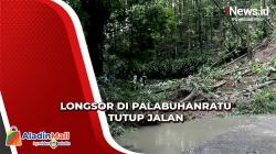 Tebing Longsor di Palabuhanratu Tutup Akses Jalan Utama<