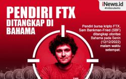 Infografis Pendiri Bursa Kripto FTX Ditangkap di Bahama  