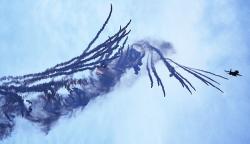 TNI AU Kirim 4 Pesawat Tempur Sukhoi ke Wakatobi Tembakkan Bomb Burst