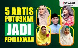 Infografis 5 Artis yang Memutuskan Dirinya Menjadi Pendakwah, Nomor 4 Dulunya Pelawak