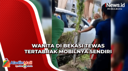 Kronologi Wanita di Bekasi Tewas Tertabrak Mobilnya Sendiri
