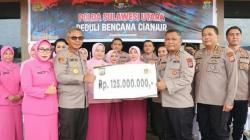 Polda Sulut Salurkan Bantuan untuk Korban Bencana Gempa Bumi di Cianjur