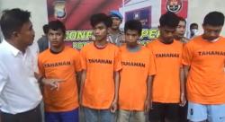 Polisi Tangkap 5 Pelaku Pembusuran yang Terekam CCTV di Makassar