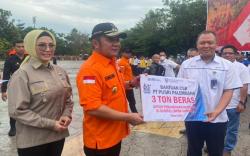Antisipasi Bencana, BUMN Pupuk Serahkan 3 Ton Beras ke Sumsel<