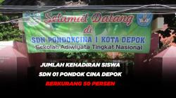 Polemik SDN 01 Pondok Cina, Jumlah Kehadiran Siswa Berkurang 50 Persen