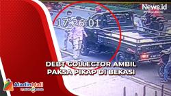 Aksi Nekat Debt Collector Ambil Paksa Mobil Pikap di Bekasi