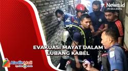 Evakuasi Mayat dalam Lubang Kabel di Pademangan, Tim Penyelam Diterjunkan