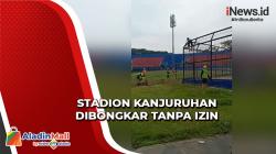 Polisi Periksa 13 Orang usai Heboh Pembongkaran Stadion Kanjuruhan oleh OTK