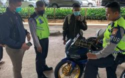 Polisi Amankan Motor Sport Berpelat Polri Palsu di Jaksel, Ternyata STNK-nya Mati