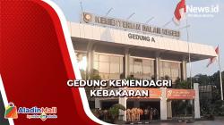 Gedung Kemendagri Terbakar, Diduga Korsleting Listrik Mesin Pendingin Ruangan