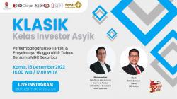 Saksikan IG Live MNC Sekuritas Perkembangan IHSG Terkini & Proyeksinya hingga Akhir Tahun!