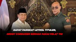 Dapat Pangkat Letkol Tituler, Deddy Corbuzier Berhak Pakai Pelat TNI