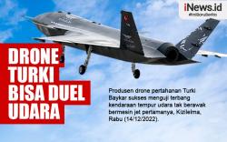 Infografis Drone Turki Bisa Duel Udara
