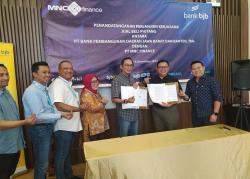MNC Finance Tanda Tangani Kerja Sama dengan Bank BJB Fasilitas Kredit Rp100 Miliar