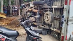 Mobil Boks Tabrak Pria di Jalan Limbangan Garut, Korban Terseret Sebelum Tewas<