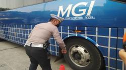 Ramp Check Jelang Nataru di Rest Area Tol Purbaleunyi, 5 Kendaraan Ditilang