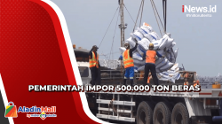Pemerintah Impor 500.000 Ton Beras karena Produksi dalam Negeri Menurun