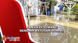 Banjir Rendam Ratusan Rumah Warga di Subang<