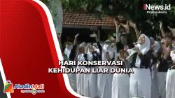 Ribuan Burung Kicau Dilepasliarkan Pelajar SMA di Semarang, Ini Suasananya