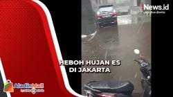Hujan Es di Jakarta, Videonya Viral di Medsos