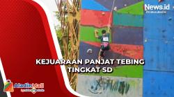 Jaring Atlet sejak Usia Dini dengan Kejuaraan Panjat Tebing Tingkat SD di Kulonprogo