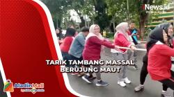 Ngeri! 1 Orang Tewas saat Pemecahan Rekor MURI Tarik Tambang Massal di Makassar
