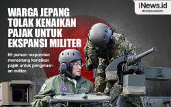 Infografis Warga Jepang Tolak Kenaikan Pajak untuk Ekspansi Militer