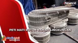 Medulang Cuan dari Ekspor Peti Mati Rotan Sukoharjo, Dianggap Lebih Ramah Lingkungan