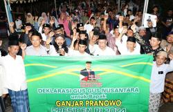 Ratusan Pendukung Ganjar Pranowo di Blitar Gelar Doa Bersama untuk Bangsa 