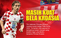 Infografis Luka Modric Masih Kuat Bela Kroasia