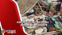 Angin Puting Beliung Rusak 84 Rumah di Bekasi