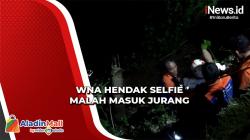 WNA Jatuh ke Jurang Sedalam 25 Meter di Gianyar saat Hendak Selfie