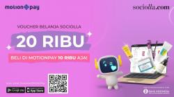  Dapatkan Voucher Belanja Sociolla Rp20.000, Beli di Aplikasi MotionPay Hanya Rp10.000!