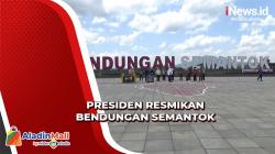 Bendungan Semantok di Nganjuk Diresmikan Presiden Jokowi
