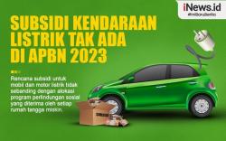 Infografis Subsidi Kendaraan Listrik Tak Ada di APBN 2023
