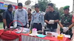 Satu Pucuk Senjata Api Dimusnahkan di Halaman Kejari Indramayu<