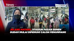 Jelang Nataru, Stasiun Pasar Senen Sudah Mulai Dipenuhi Calon Penumpang