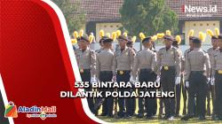 Lulus Pendidikan, Polda Jateng Lantik 535 Bintara Baru