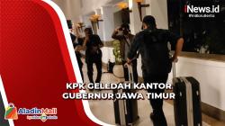 KPK Geledah Kantor Gubernur Jawa Timur Bawa Keluar 3 Koper