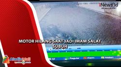 Terekam CCTV, Maling Gondol Sepeda Motor Imam Masjid di Medan
