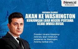 Infografis Presiden Zelensky Akan ke Washington, Kunjungan  Luar Negeri Pertama sejak Invasi Rusia